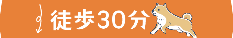 徒歩30分