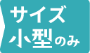 サイズ小型のみ